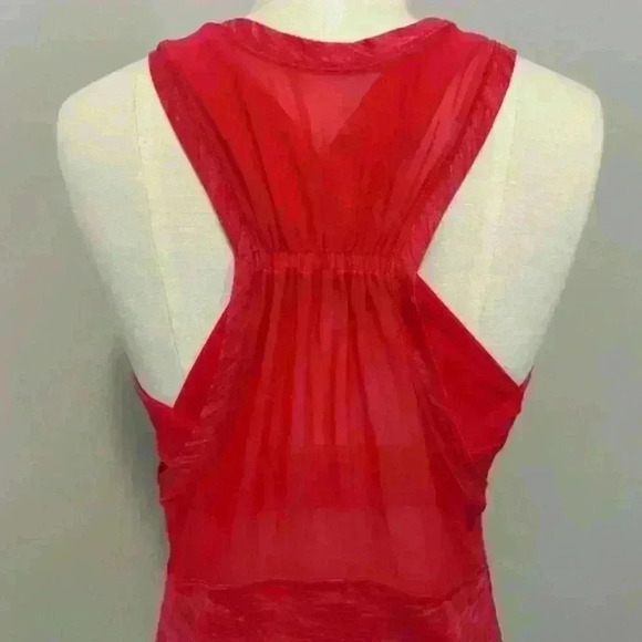 Lululemon Work The Circuit Tank Heathered Lush Coral Workout Top With Sports Bra - Picture 11 of 14